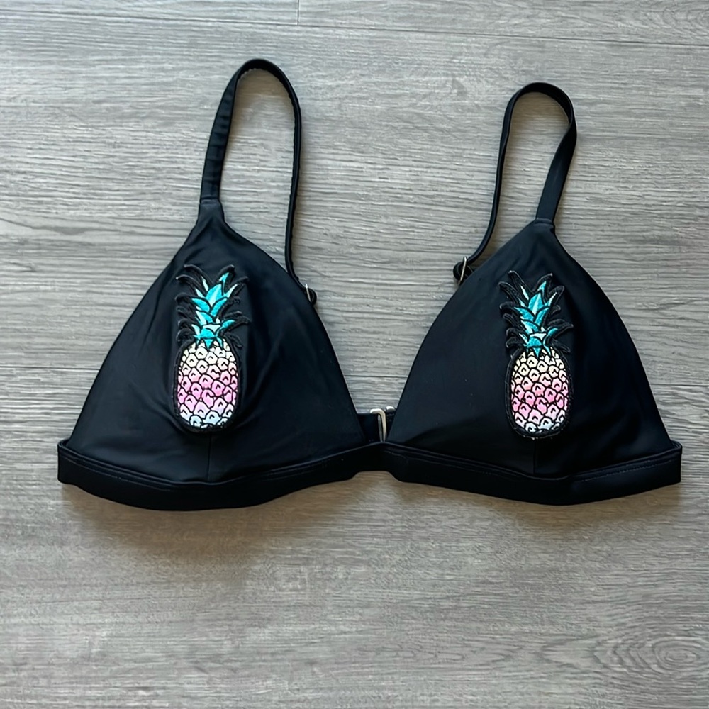 Hollister pineapple swim top